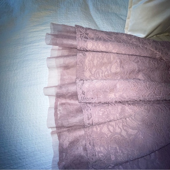 Torrid Mauve Pink Lace Mid Length Dress - Picture 10 of 15